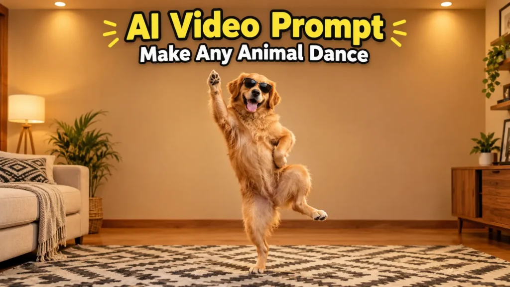 AI Video Prompt: Make Any Animal Dance Like a Human